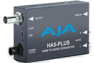 AJA HA5-Plus HDMI to HD/SD Converter
