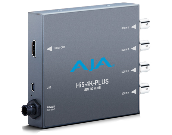 AJA Hi5-4K-Plus 3G-SDI to HDMI Converter