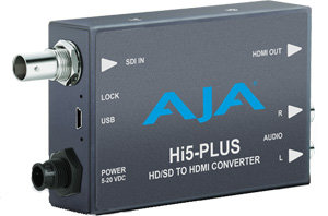 AJA Hi5-Plus HD/SD to HDMI converter