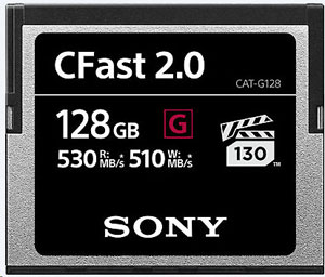 Sony CAT-G128 CFast2.0 128GB G Series Memory Card
