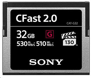 Sony CAT-G32 CFast2.0 32GB G Series Memory Card