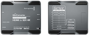 Blackmagic Heavy Duty HDMI to SDI 4K Mini Converter